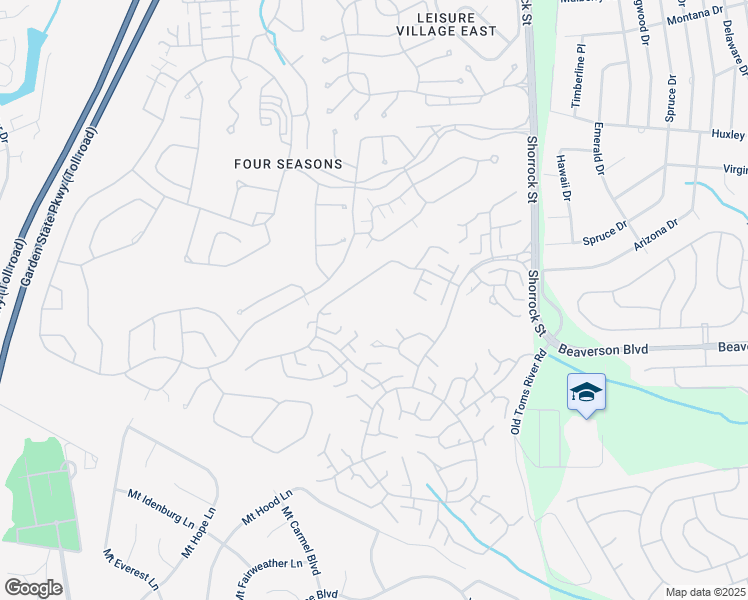 map of restaurants, bars, coffee shops, grocery stores, and more near 895C Inverness Court in Lakewood