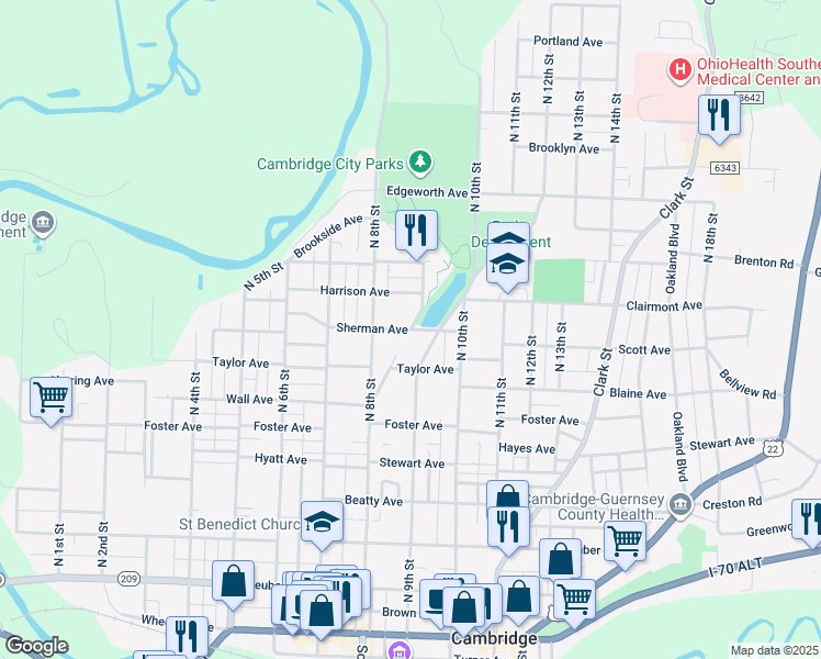 map of restaurants, bars, coffee shops, grocery stores, and more near 798 Lakeside Drive in Cambridge