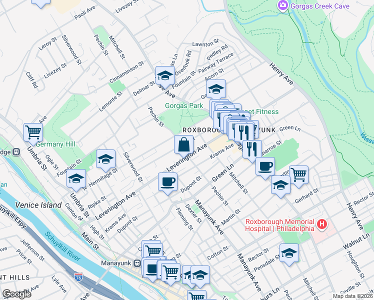 map of restaurants, bars, coffee shops, grocery stores, and more near 439 Ripka Street in Philadelphia