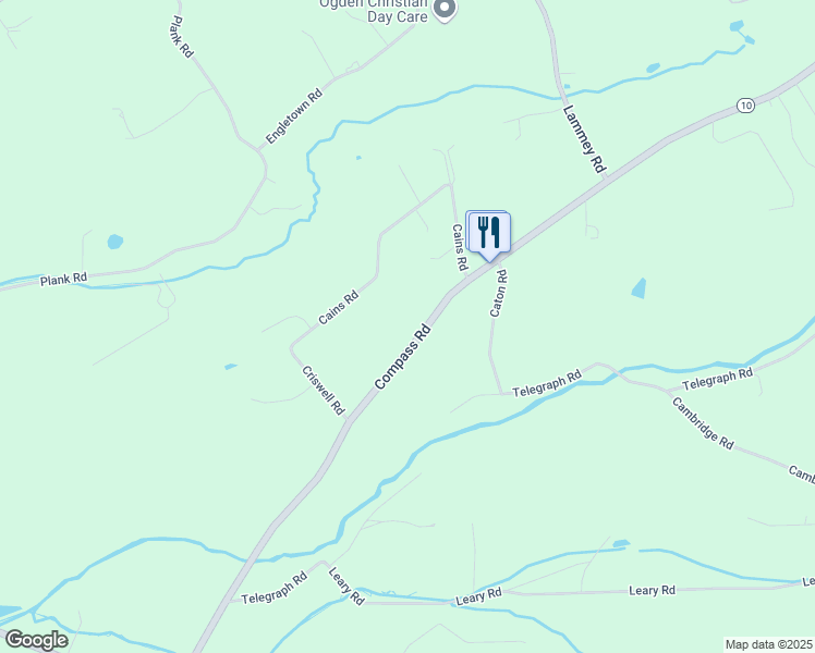 map of restaurants, bars, coffee shops, grocery stores, and more near 3131 Compass Road in Honey Brook