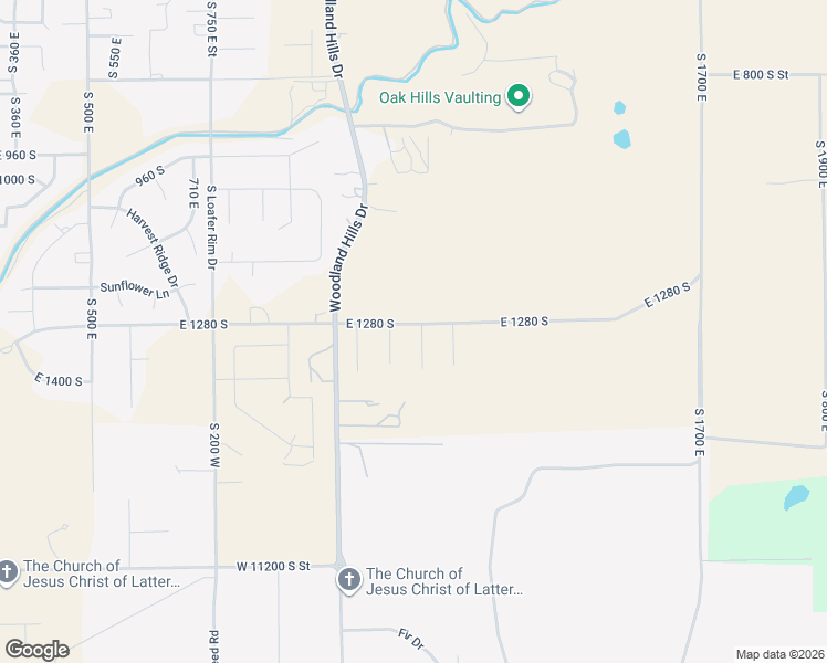 map of restaurants, bars, coffee shops, grocery stores, and more near 1296 South 1160 East in Salem
