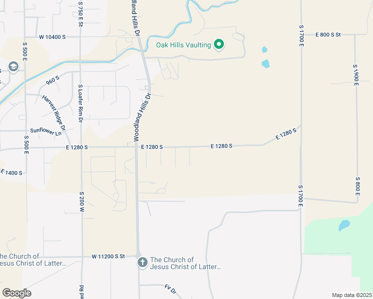 map of restaurants, bars, coffee shops, grocery stores, and more near 1292 South 1220 East in Salem
