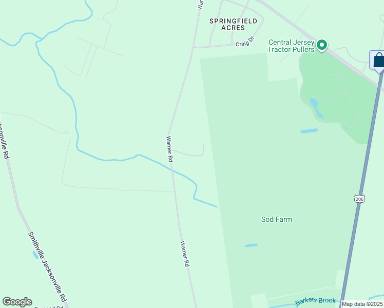 map of restaurants, bars, coffee shops, grocery stores, and more near 144 Warner Road in Springfield