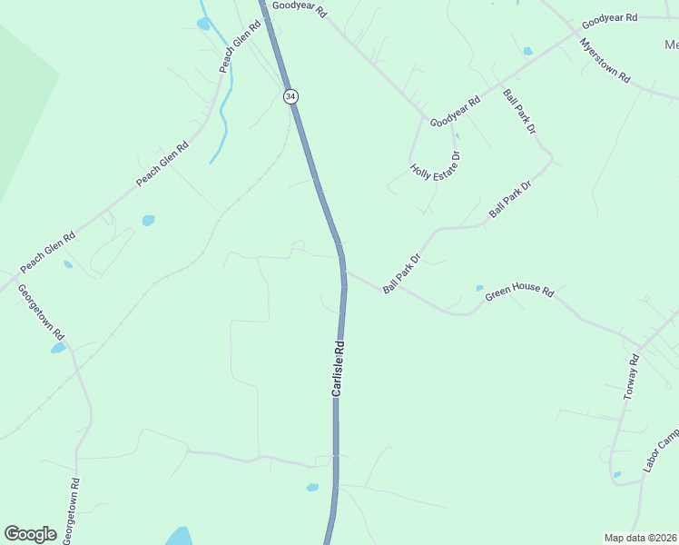 map of restaurants, bars, coffee shops, grocery stores, and more near 4088 Carlisle Road in Gardners