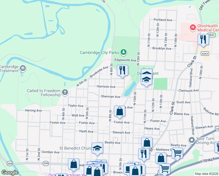 map of restaurants, bars, coffee shops, grocery stores, and more near 823 North 8th Street in Cambridge