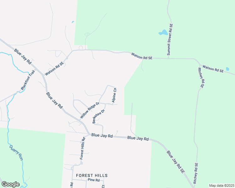 map of restaurants, bars, coffee shops, grocery stores, and more near 733 Alpine Circle in Heath