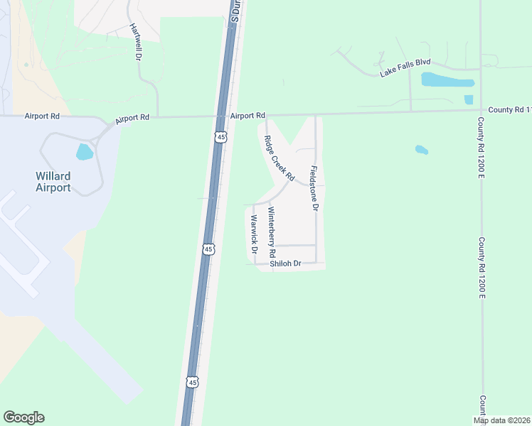 map of restaurants, bars, coffee shops, grocery stores, and more near 1403 Winterberry Drive in Savoy