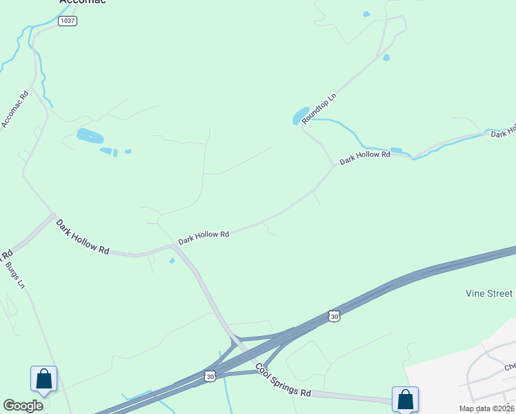 map of restaurants, bars, coffee shops, grocery stores, and more near 6671 Dark Hollow Road in Wrightsville