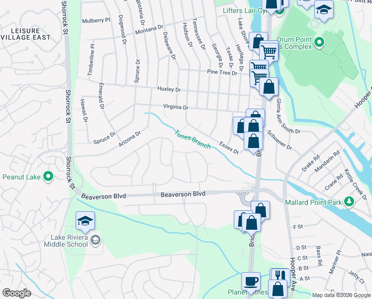map of restaurants, bars, coffee shops, grocery stores, and more near 86 Regent Circle in Brick Township