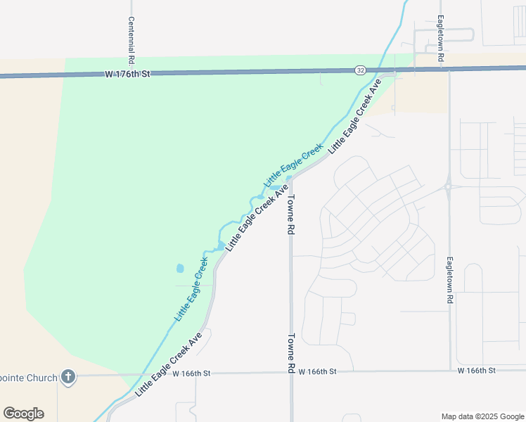map of restaurants, bars, coffee shops, grocery stores, and more near 17045 Eagle Creek Avenue in Westfield