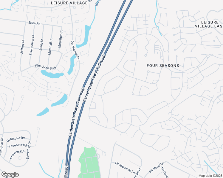 map of restaurants, bars, coffee shops, grocery stores, and more near 17 Goldensprings Drive in Lakewood