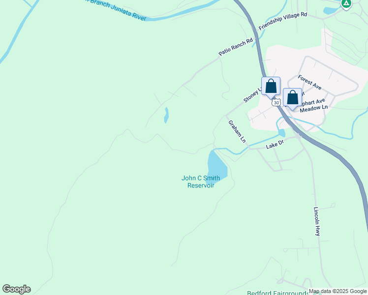 map of restaurants, bars, coffee shops, grocery stores, and more near 1964 Teaberry Road in Bedford