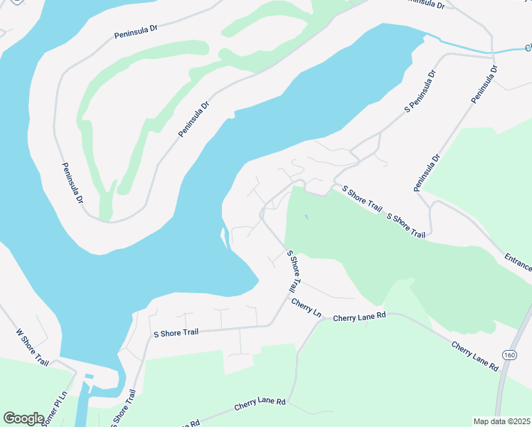 map of restaurants, bars, coffee shops, grocery stores, and more near 616 South Shore Trail in Central City