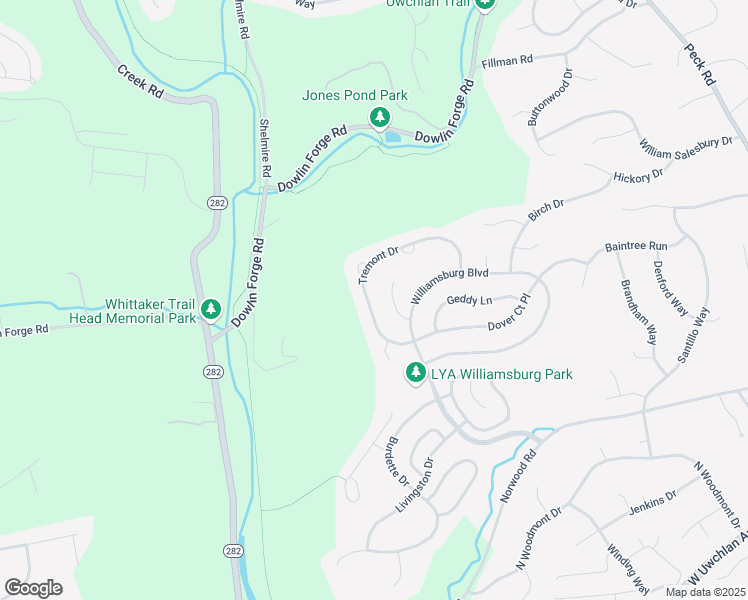 map of restaurants, bars, coffee shops, grocery stores, and more near 813 Tremont Drive in Downingtown