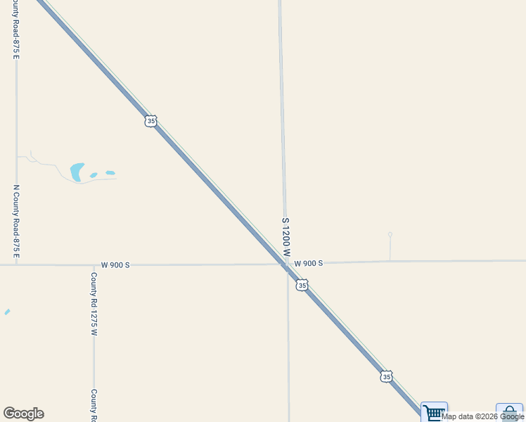 map of restaurants, bars, coffee shops, grocery stores, and more near 8846 South 1200 West in Losantville