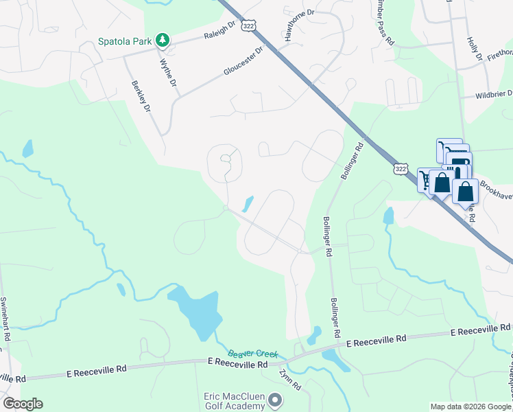 map of restaurants, bars, coffee shops, grocery stores, and more near 273 North Caldwell Circle in Downingtown