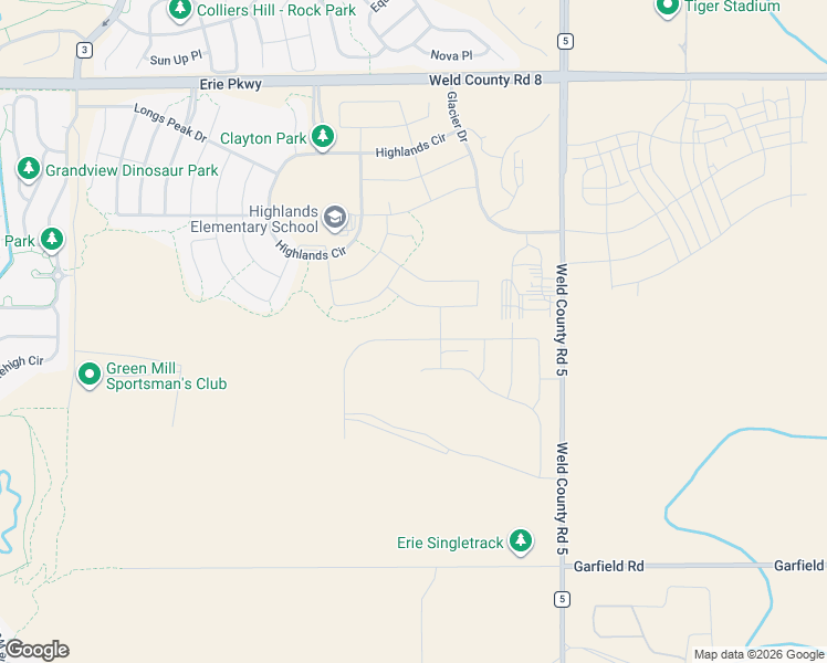 map of restaurants, bars, coffee shops, grocery stores, and more near 1173 Acadia Circle in Erie