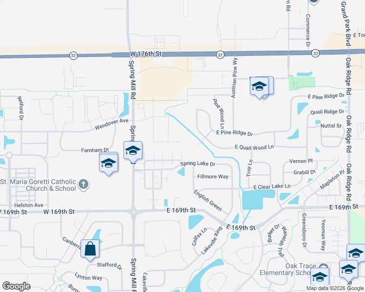 map of restaurants, bars, coffee shops, grocery stores, and more near 194 Maple View Drive in Westfield