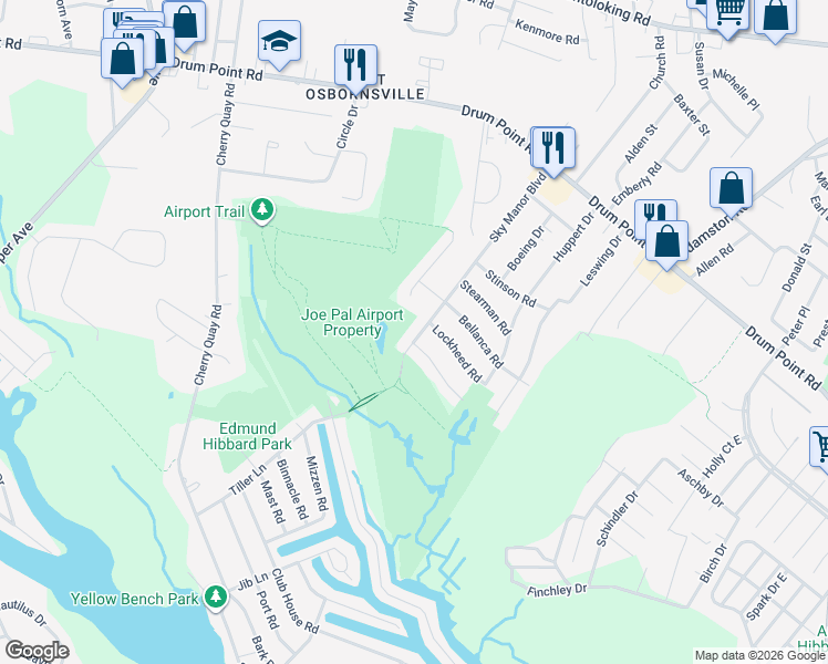 map of restaurants, bars, coffee shops, grocery stores, and more near 240 Sky Manor Boulevard in Brick Township