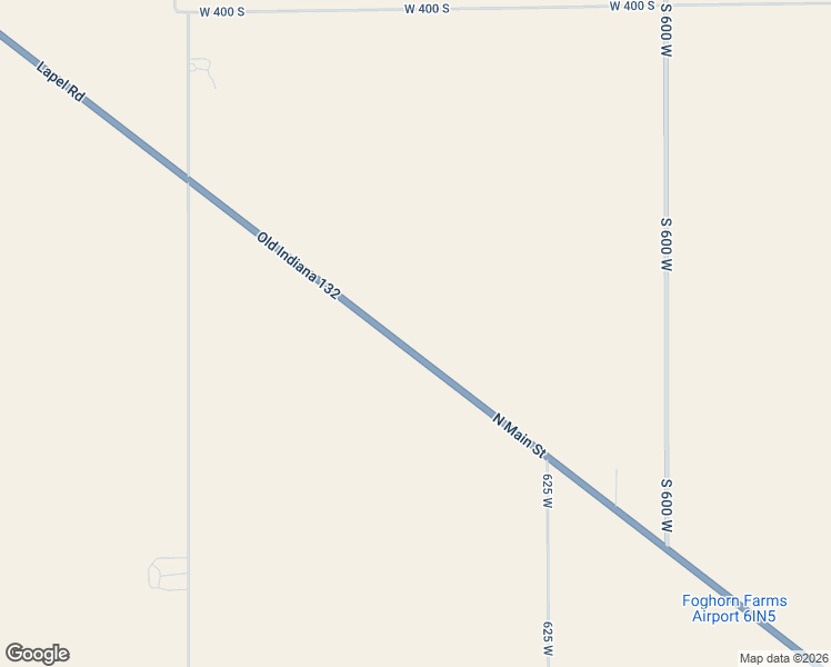 map of restaurants, bars, coffee shops, grocery stores, and more near 6504 Old Indiana 132 in Pendleton