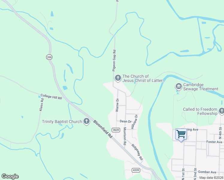 map of restaurants, bars, coffee shops, grocery stores, and more near 64391 Morrison Road in Cambridge