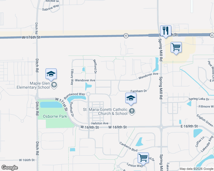 map of restaurants, bars, coffee shops, grocery stores, and more near 865 Northwich Avenue in Westfield