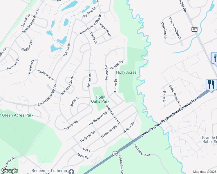 map of restaurants, bars, coffee shops, grocery stores, and more near 501 Green Acres Road in Manchester Township