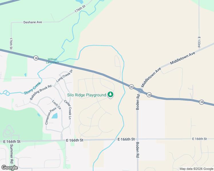 map of restaurants, bars, coffee shops, grocery stores, and more near 12798 Indiana 38 in Noblesville