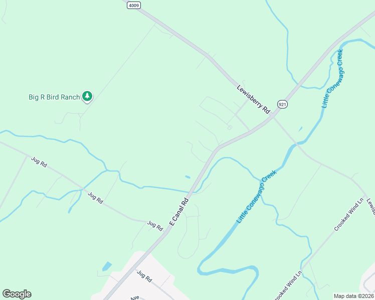 map of restaurants, bars, coffee shops, grocery stores, and more near 375 East Canal Road in York