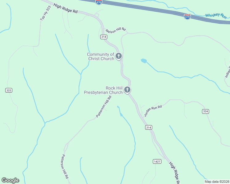map of restaurants, bars, coffee shops, grocery stores, and more near 65920 Patterson Hill Road in Bellaire