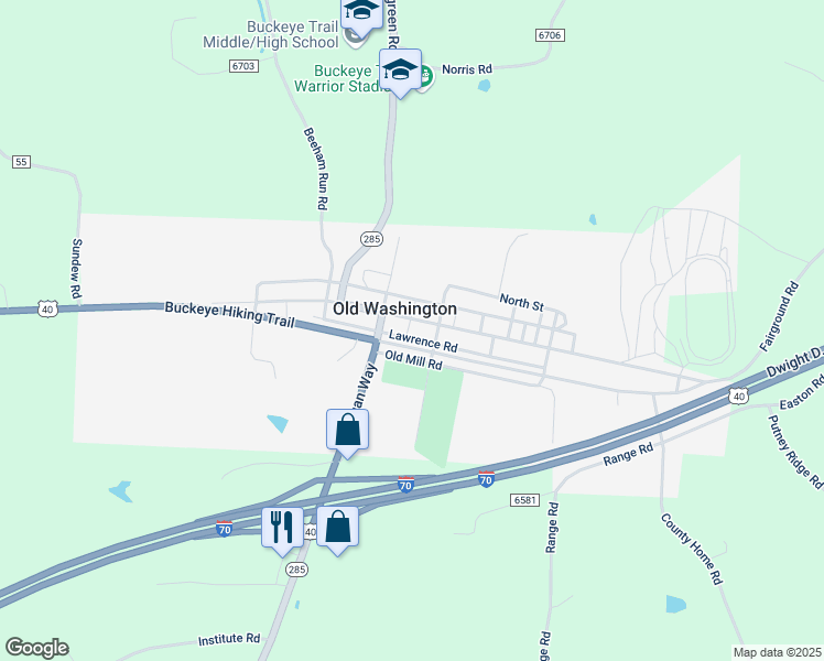 208 Old National Road, Lore City OH Walk Score