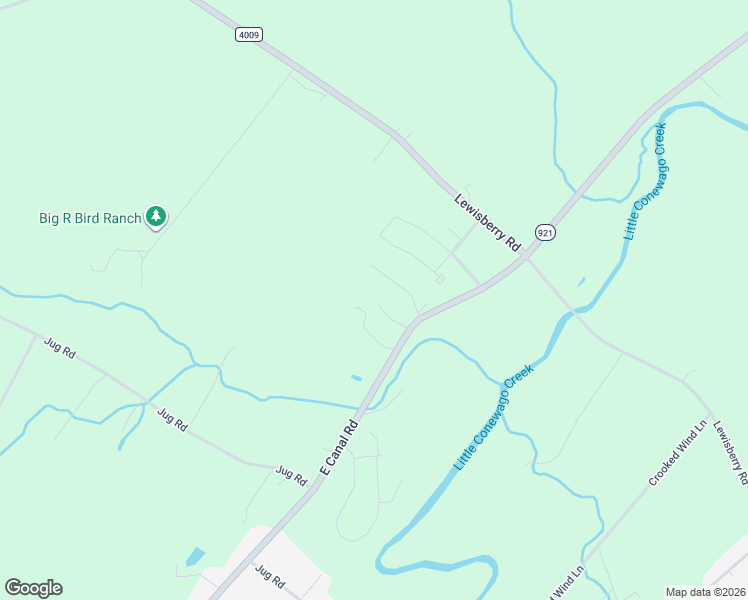 map of restaurants, bars, coffee shops, grocery stores, and more near 375 East Canal Road in York