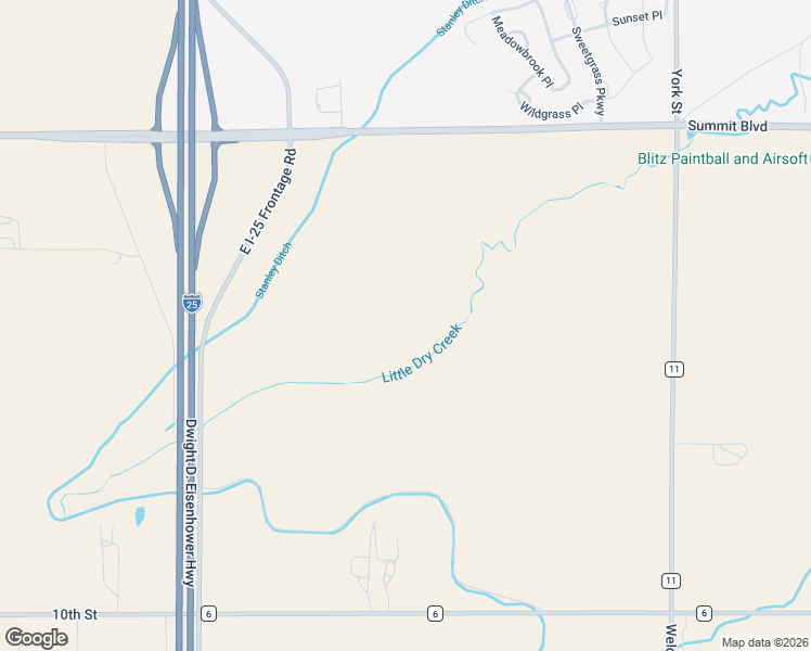 map of restaurants, bars, coffee shops, grocery stores, and more near 2924 Weld County Road 9 in Erie