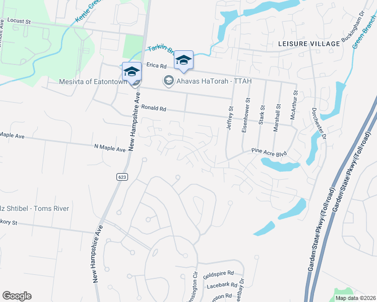 map of restaurants, bars, coffee shops, grocery stores, and more near 508C Thornbury Court in Lakewood