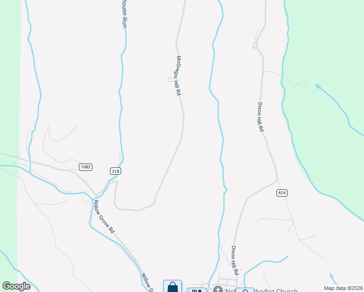 map of restaurants, bars, coffee shops, grocery stores, and more near 65901 McGregor Hill Road in Bellaire