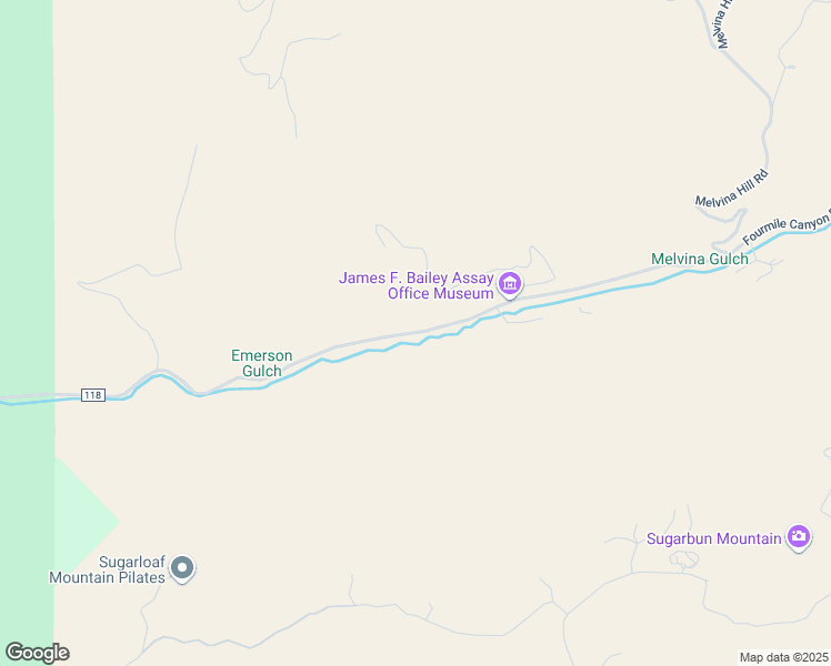 map of restaurants, bars, coffee shops, grocery stores, and more near Fourmile Canyon Drive in Boulder