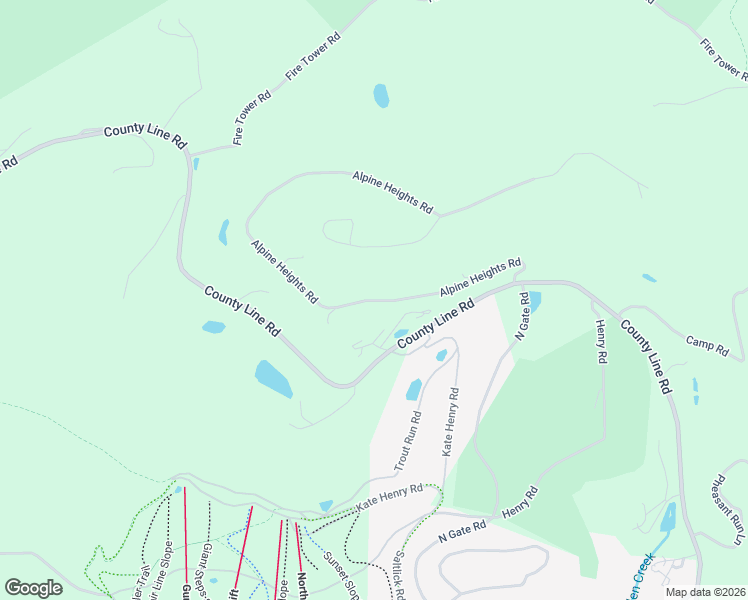 map of restaurants, bars, coffee shops, grocery stores, and more near 227 Alpine Heights Road in Champion