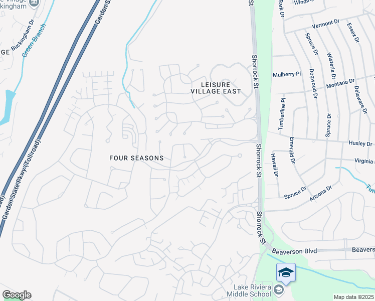 map of restaurants, bars, coffee shops, grocery stores, and more near 15 Lilac Springs Court in Lakewood
