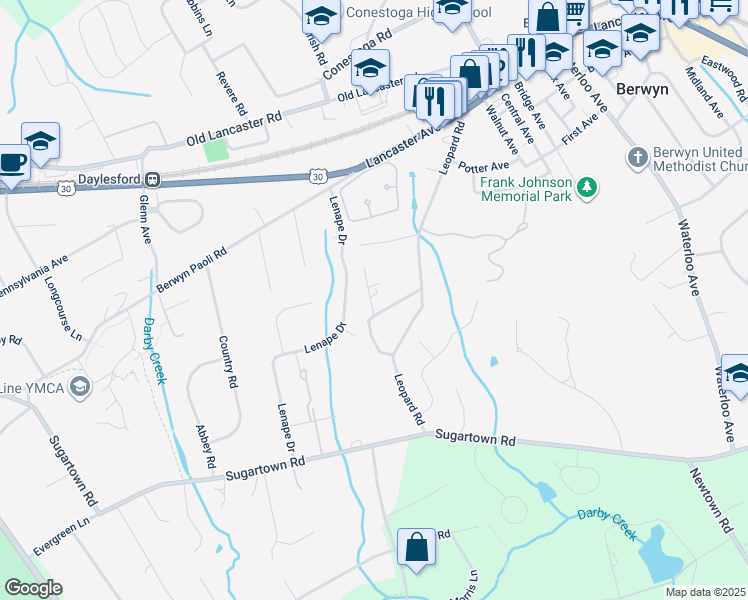 map of restaurants, bars, coffee shops, grocery stores, and more near 231 Hearn Avenue in Berwyn