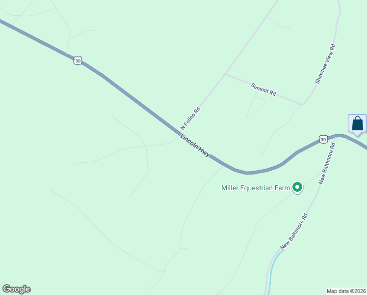 map of restaurants, bars, coffee shops, grocery stores, and more near 109 South Folino Road in Central City