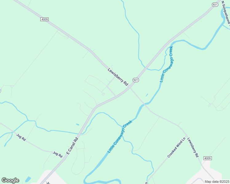 map of restaurants, bars, coffee shops, grocery stores, and more near 45 Locust Run Drive in York