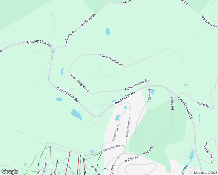 map of restaurants, bars, coffee shops, grocery stores, and more near 181 Alpine Heights Road in Champion