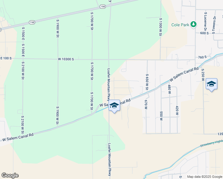 map of restaurants, bars, coffee shops, grocery stores, and more near 998 South 880 West in Payson