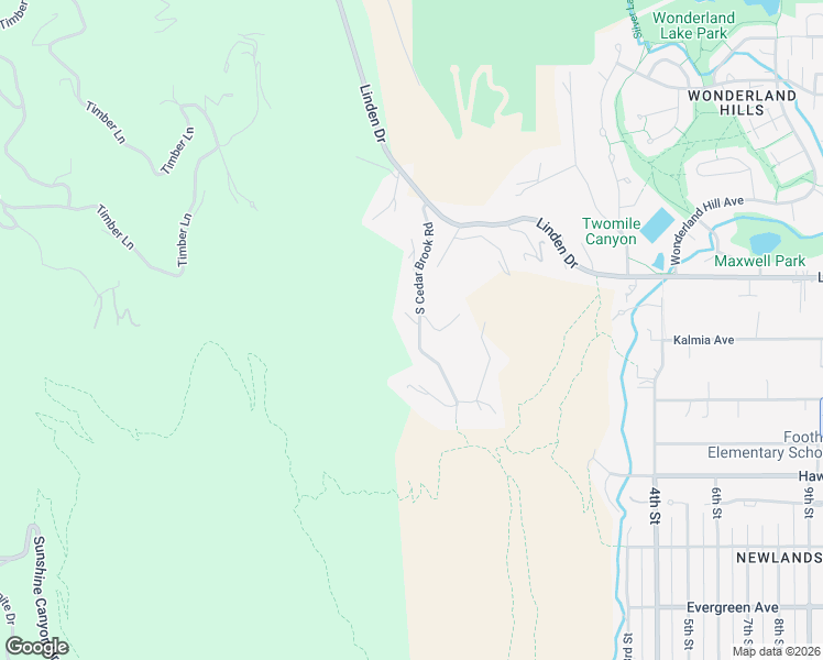 map of restaurants, bars, coffee shops, grocery stores, and more near 304 South Cedar Brook Road in Boulder