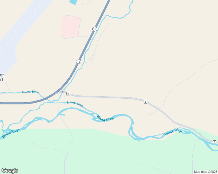 map of restaurants, bars, coffee shops, grocery stores, and more near 322 County Road 8 in Meeker