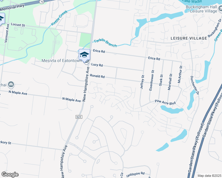 map of restaurants, bars, coffee shops, grocery stores, and more near 532A Dartmoor Court in Lakewood