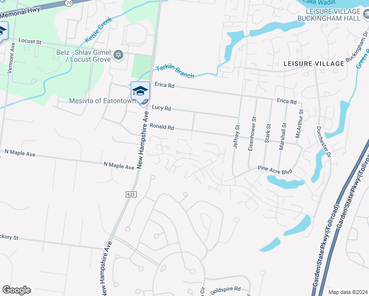 map of restaurants, bars, coffee shops, grocery stores, and more near 532A Dartmoor Court in Lakewood