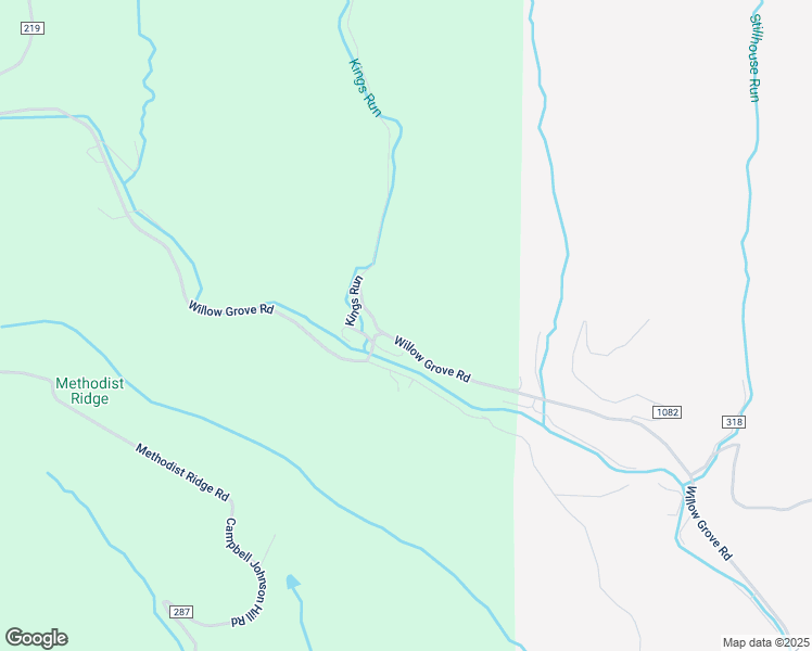map of restaurants, bars, coffee shops, grocery stores, and more near 65721 Willow Grove Road in Bellaire