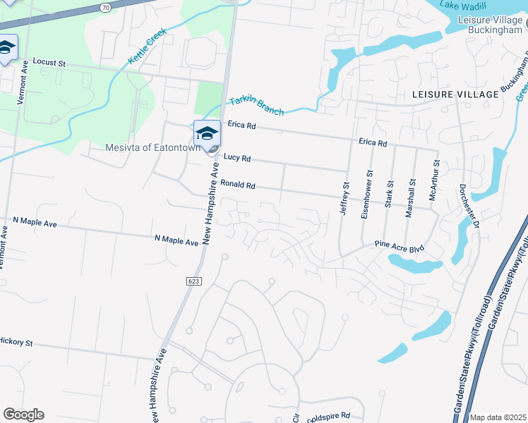 map of restaurants, bars, coffee shops, grocery stores, and more near 534 Dartmoor Court in Lakewood