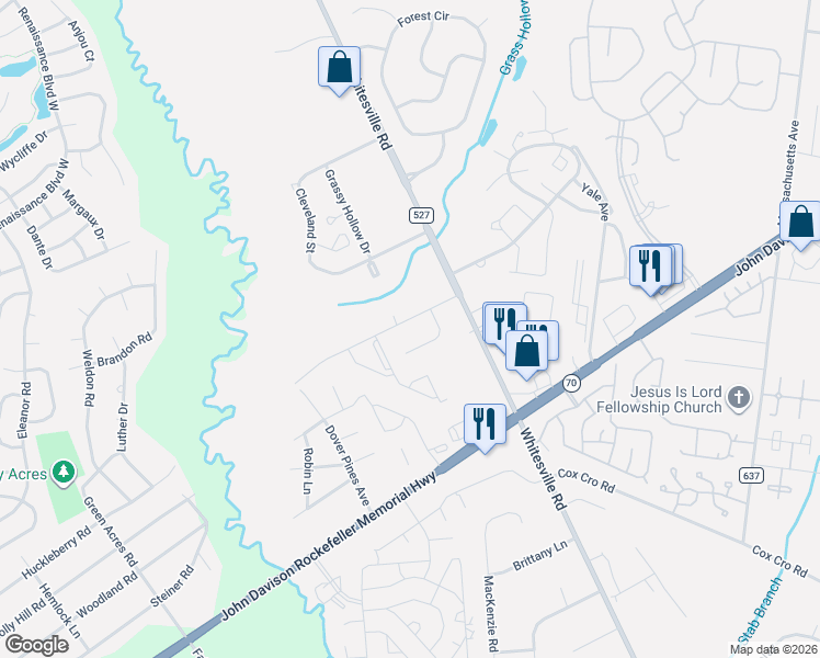 map of restaurants, bars, coffee shops, grocery stores, and more near 131 Nobility Court in Toms River